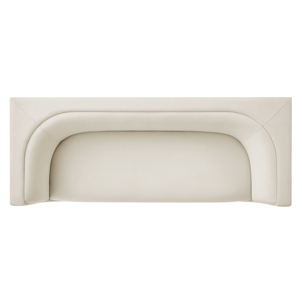 Hilda 86" Curved Back Performance Velvet Sofa