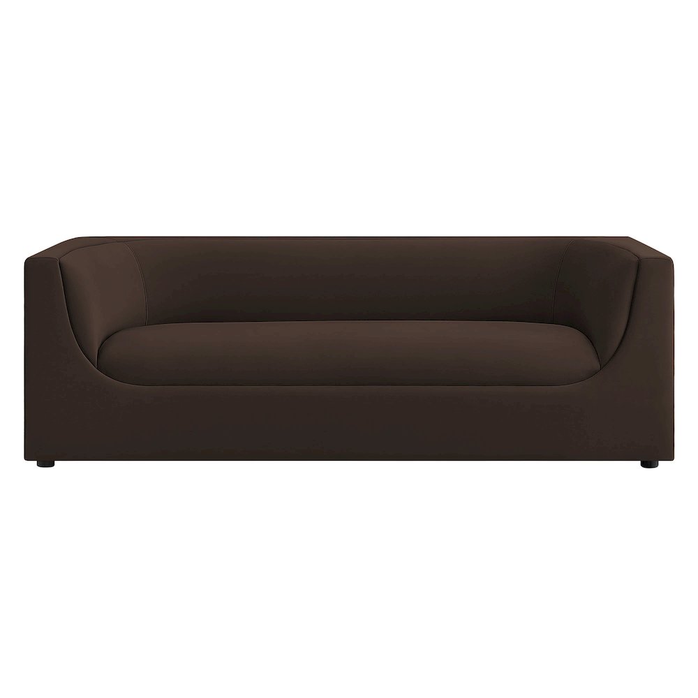 Hilda 86" Curved Back Performance Velvet Sofa