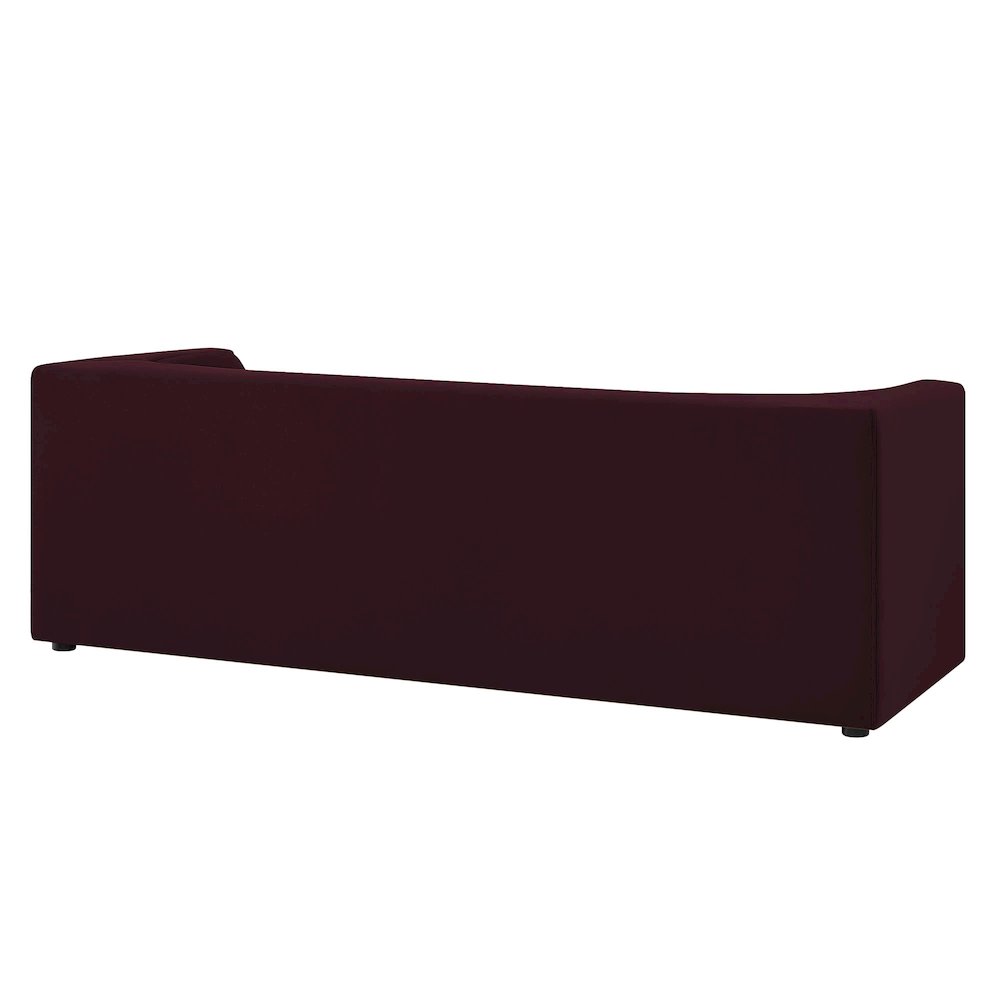 Hilda 86" Curved Back Performance Velvet Sofa