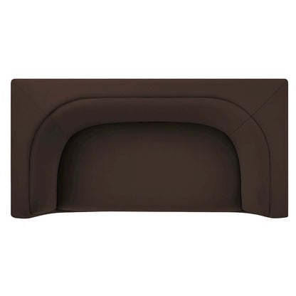 Hilda 67" Curved Back Performance Velvet Loveseat