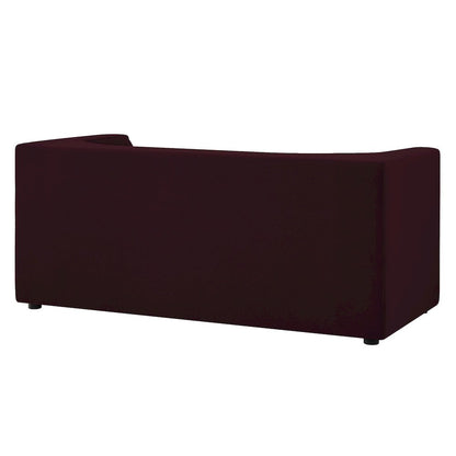 Hilda 67" Curved Back Performance Velvet Loveseat