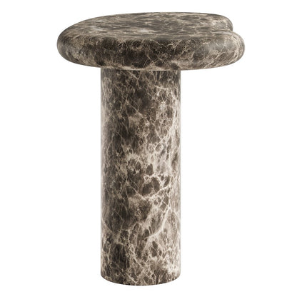 Elowen Outdoor Patio Faux Marble Side Table