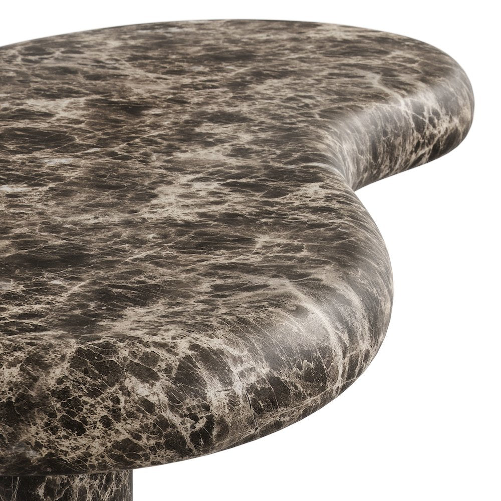Elowen Outdoor Patio Faux Marble Coffee Table