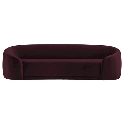 Contessa Curved Performance Velvet Sofa