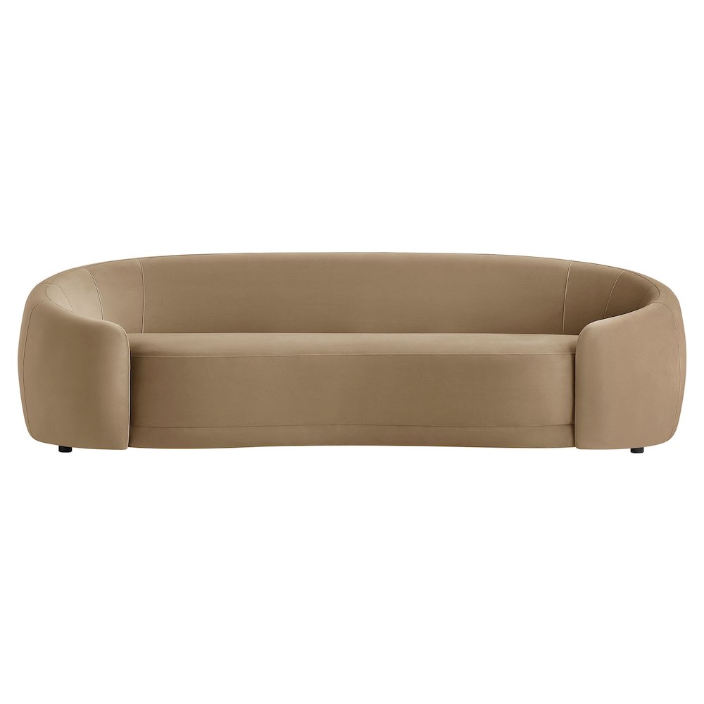 Contessa Curved Performance Velvet Sofa