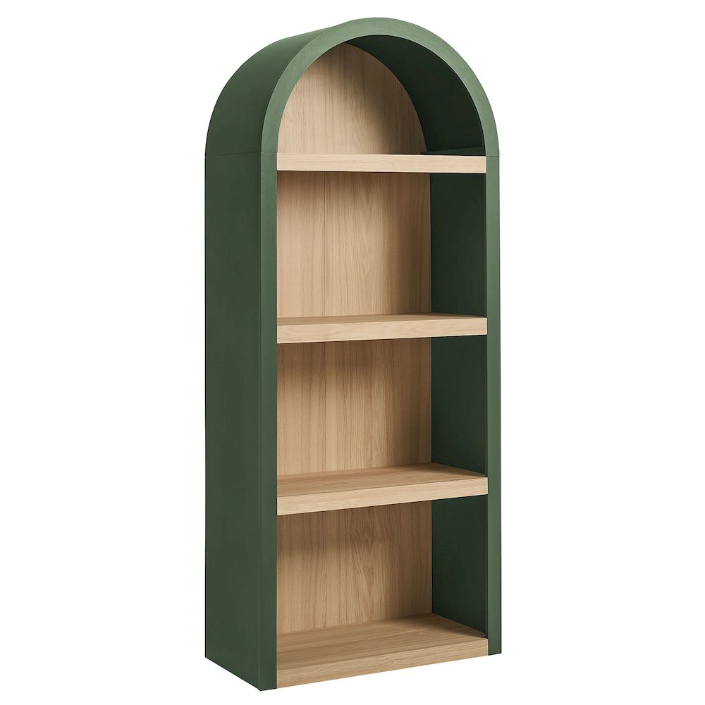 Caleb 4 Arched Display Shelf Bookcase
