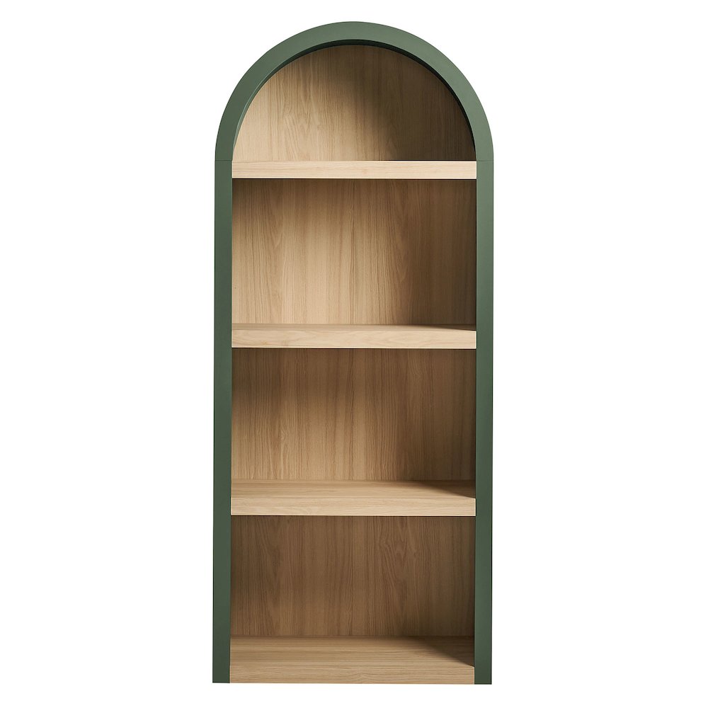 Caleb 4 Arched Display Shelf Bookcase