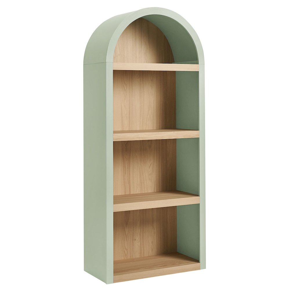 Caleb 4 Arched Display Shelf Bookcase