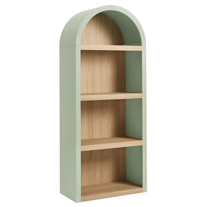 Caleb 4 Arched Display Shelf Bookcase