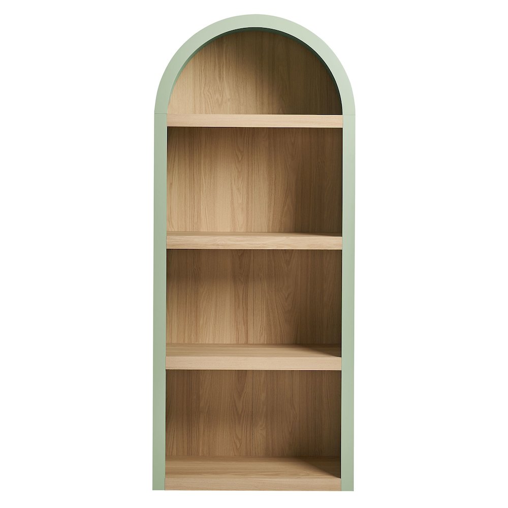 Caleb 4 Arched Display Shelf Bookcase