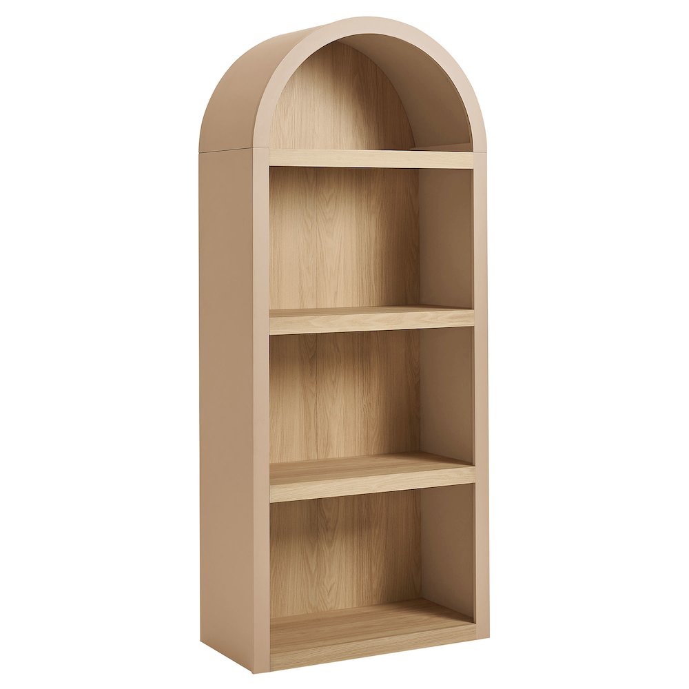 Caleb 4 Arched Display Shelf Bookcase
