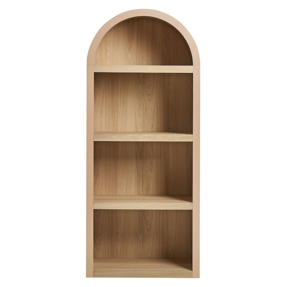 Caleb 4 Arched Display Shelf Bookcase