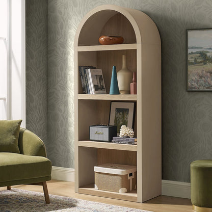 Caleb 4 Arched Display Shelf Bookcase