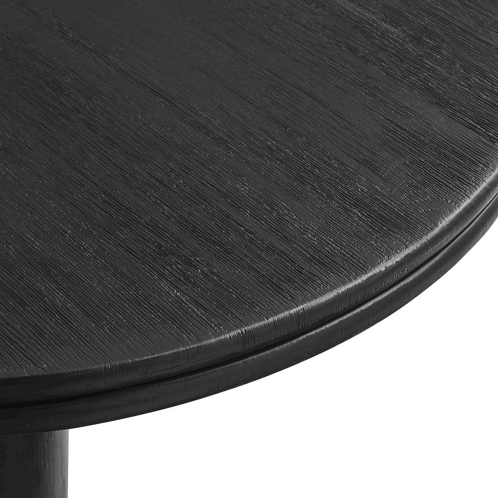 Neo 31 Inch Round Indoor - Outdoor Patio Patio Wood Bar Table