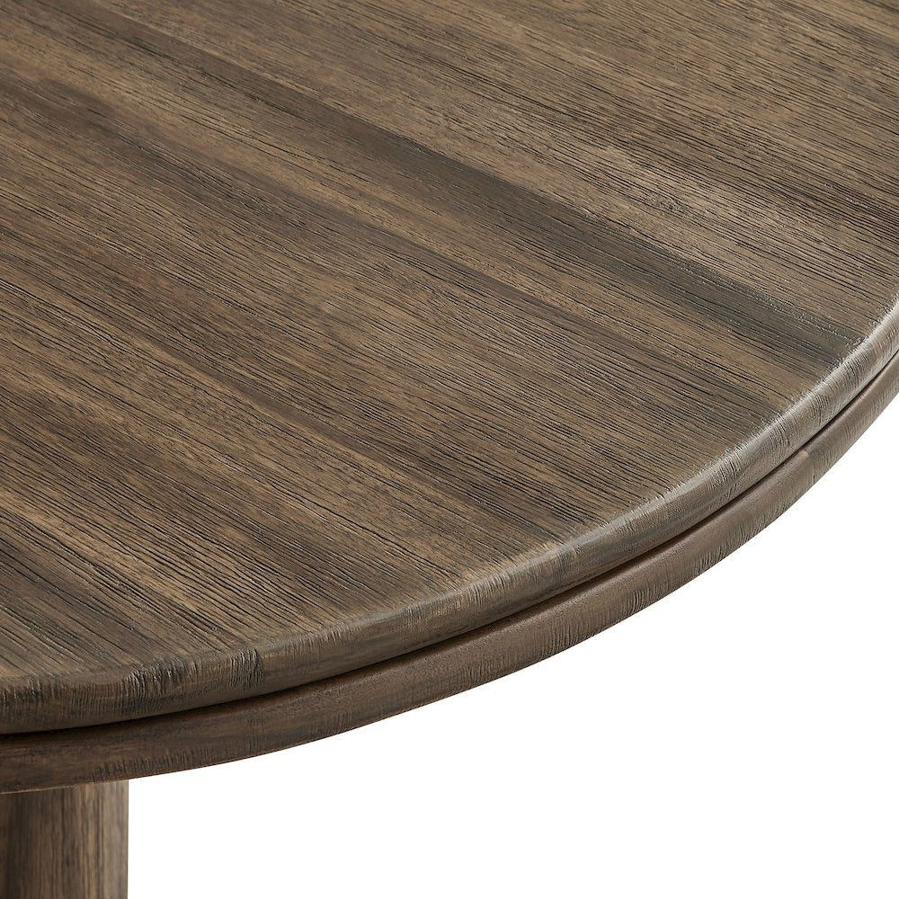 Neo 31 Inch Round Indoor - Outdoor Patio Patio Wood Bar Table