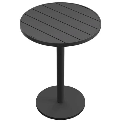 Tahoe 31 Inch Round Outdoor Patio Aluminum Bar Table