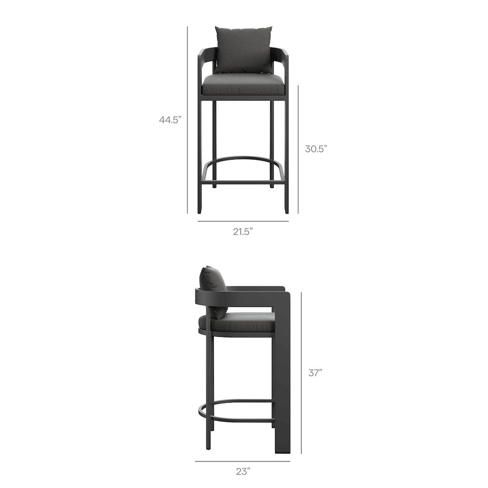 Tahoe Outdoor Patio Patio Aluminum Bar Chair