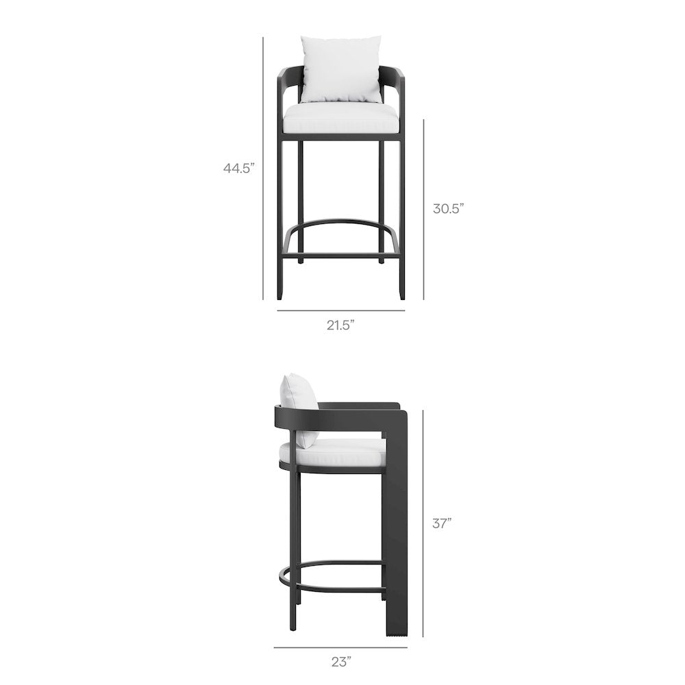 Tahoe Outdoor Patio Patio Aluminum Bar Chair