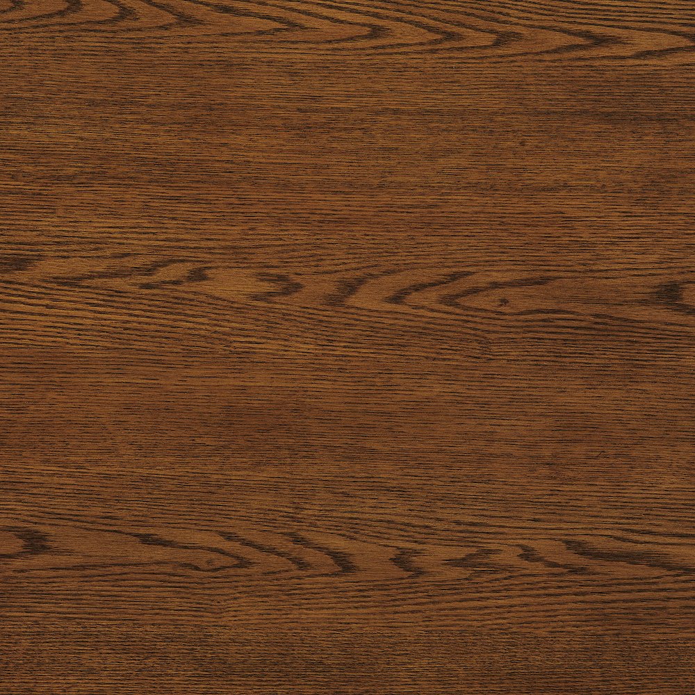 Renwick 47 Inch Oak Veneer Round Pedestal Dining Table - Walnut