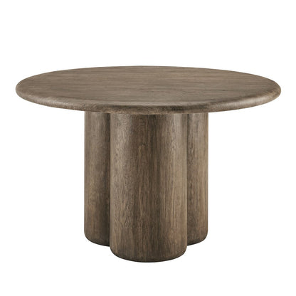 Tori 48 Inch Round Indoor and Outdoor Patio Dining Table