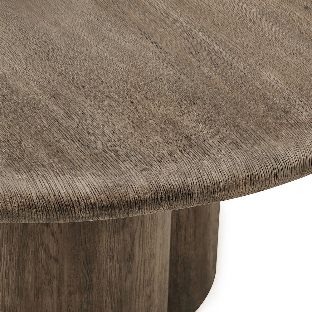 Tori 48 Inch Round Indoor and Outdoor Patio Dining Table