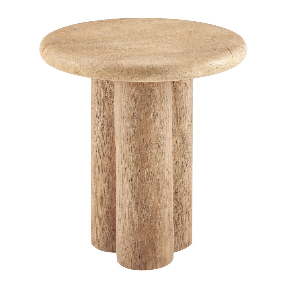 Tori 20 Inch Round Indoor and Outdoor Patio Side Table
