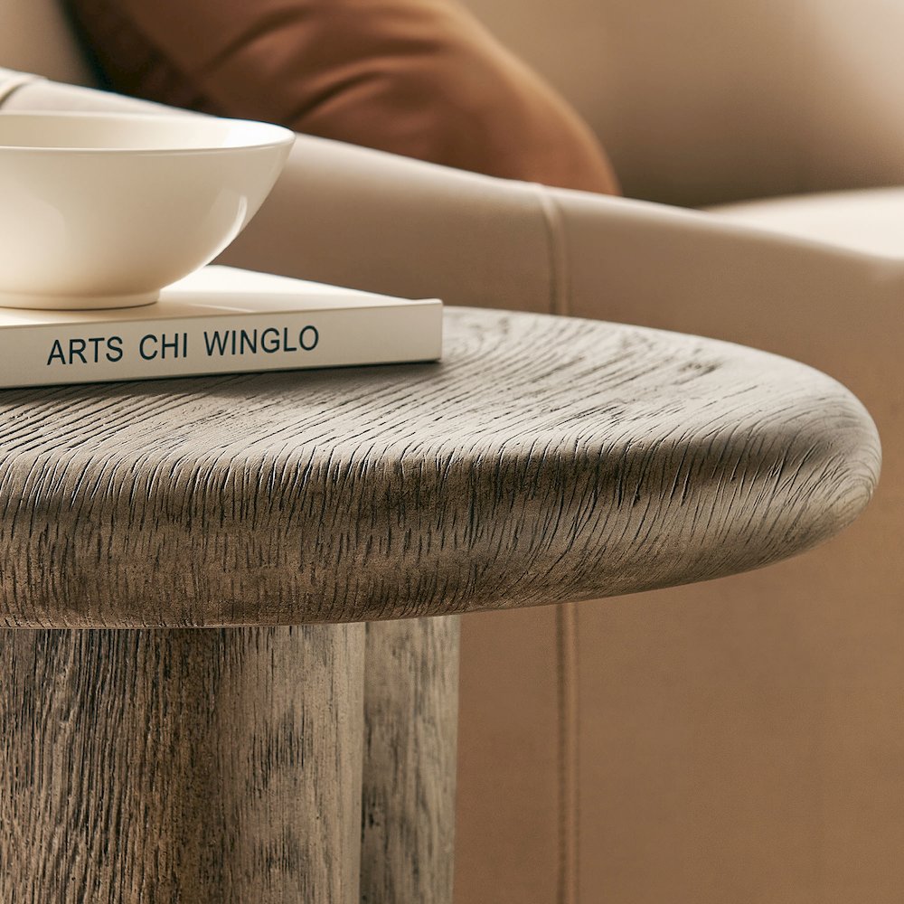 Tori 20 Inch Round Indoor and Outdoor Patio Side Table