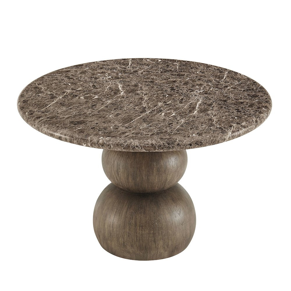 Pietra Indoor Outdoor Patio Round Dining Table