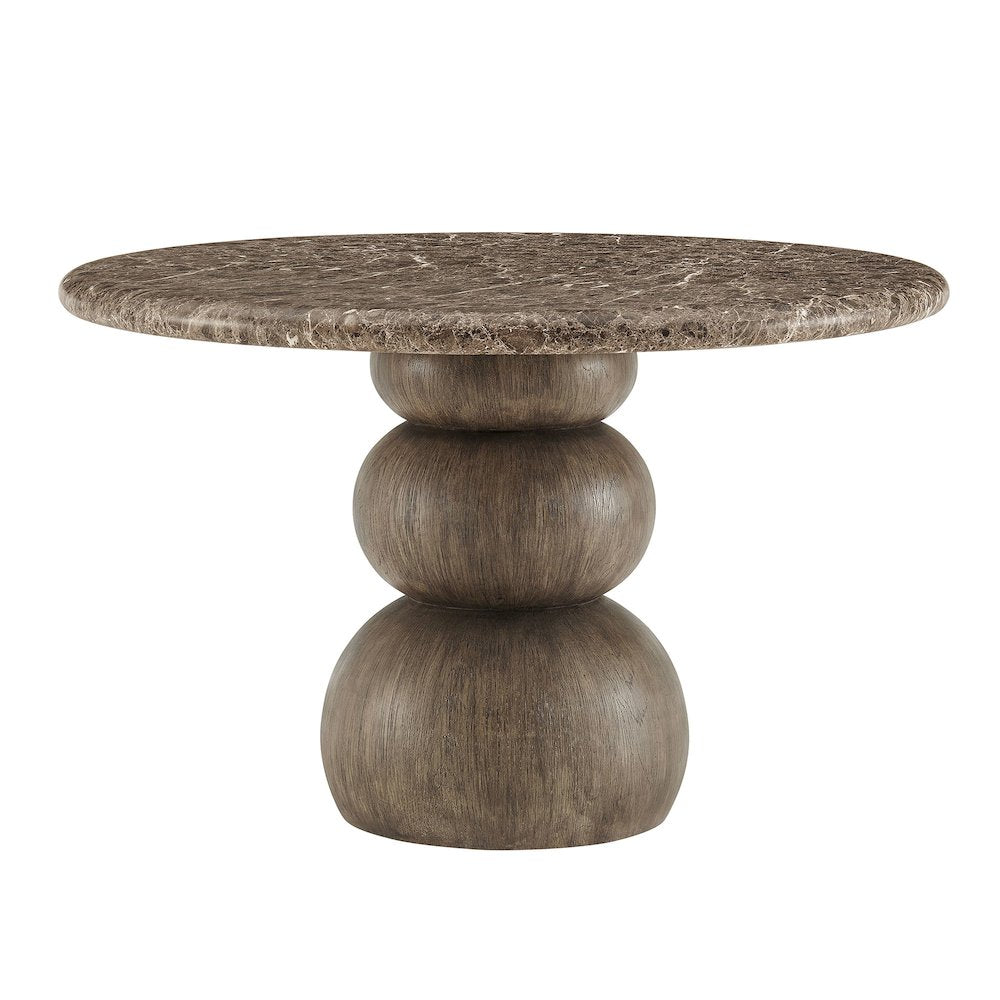 Pietra Indoor Outdoor Patio Round Dining Table