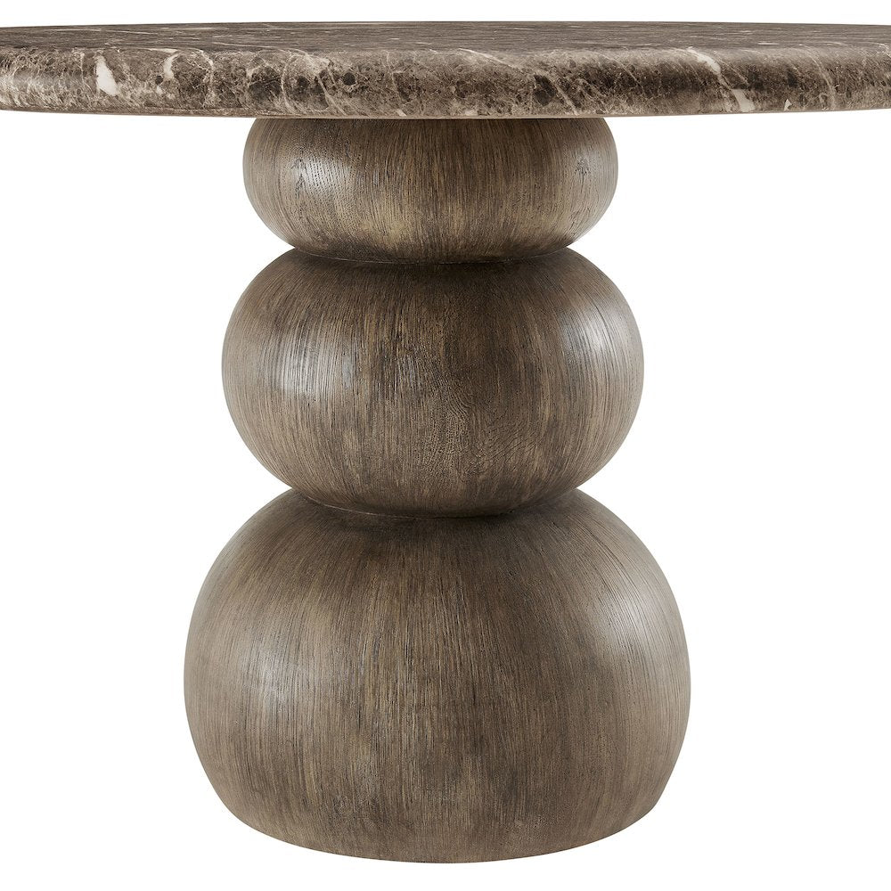 Pietra Indoor Outdoor Patio Round Dining Table