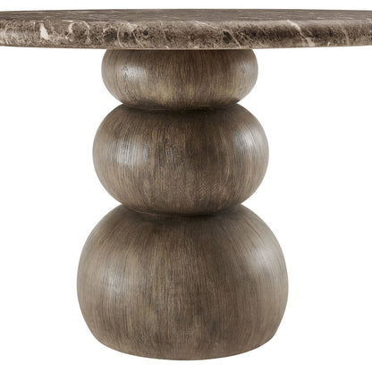 Pietra Indoor Outdoor Patio Round Dining Table