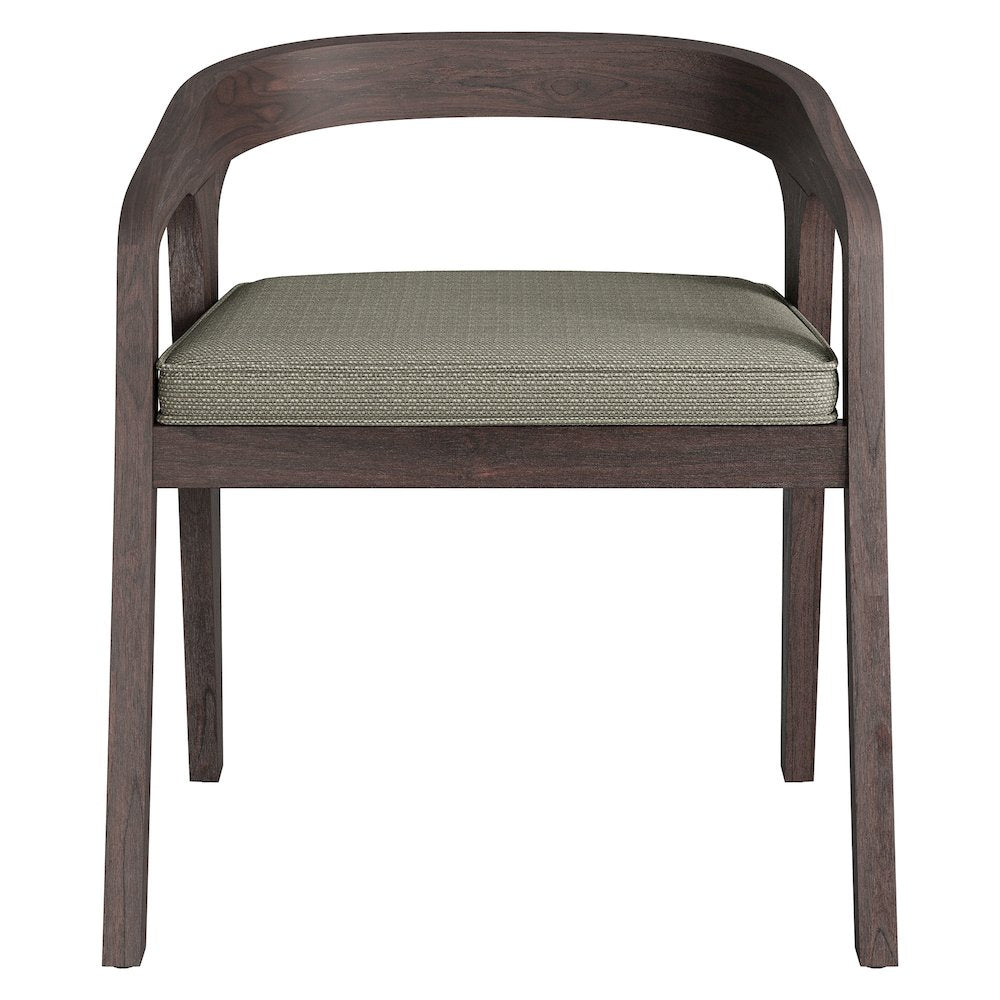 Kona 7-Piece Outdoor Patio Teak Wood Dining Set - Ash