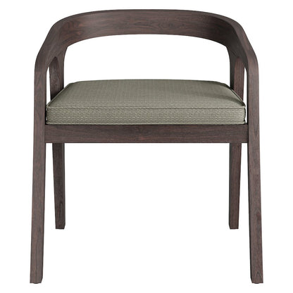 Kona 7-Piece Outdoor Patio Teak Wood Dining Set - Ash