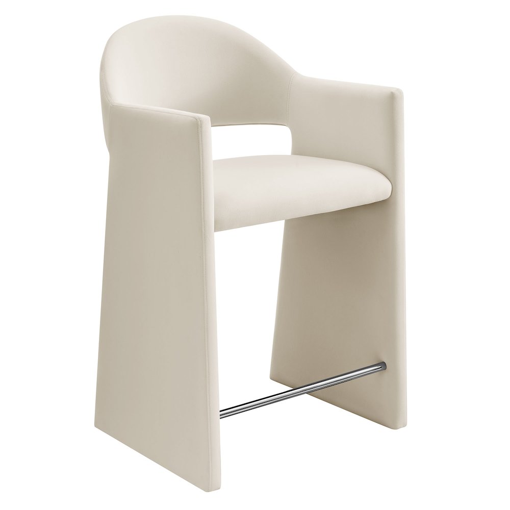 Talia 37 Inch Performance Velvet Counter Stool