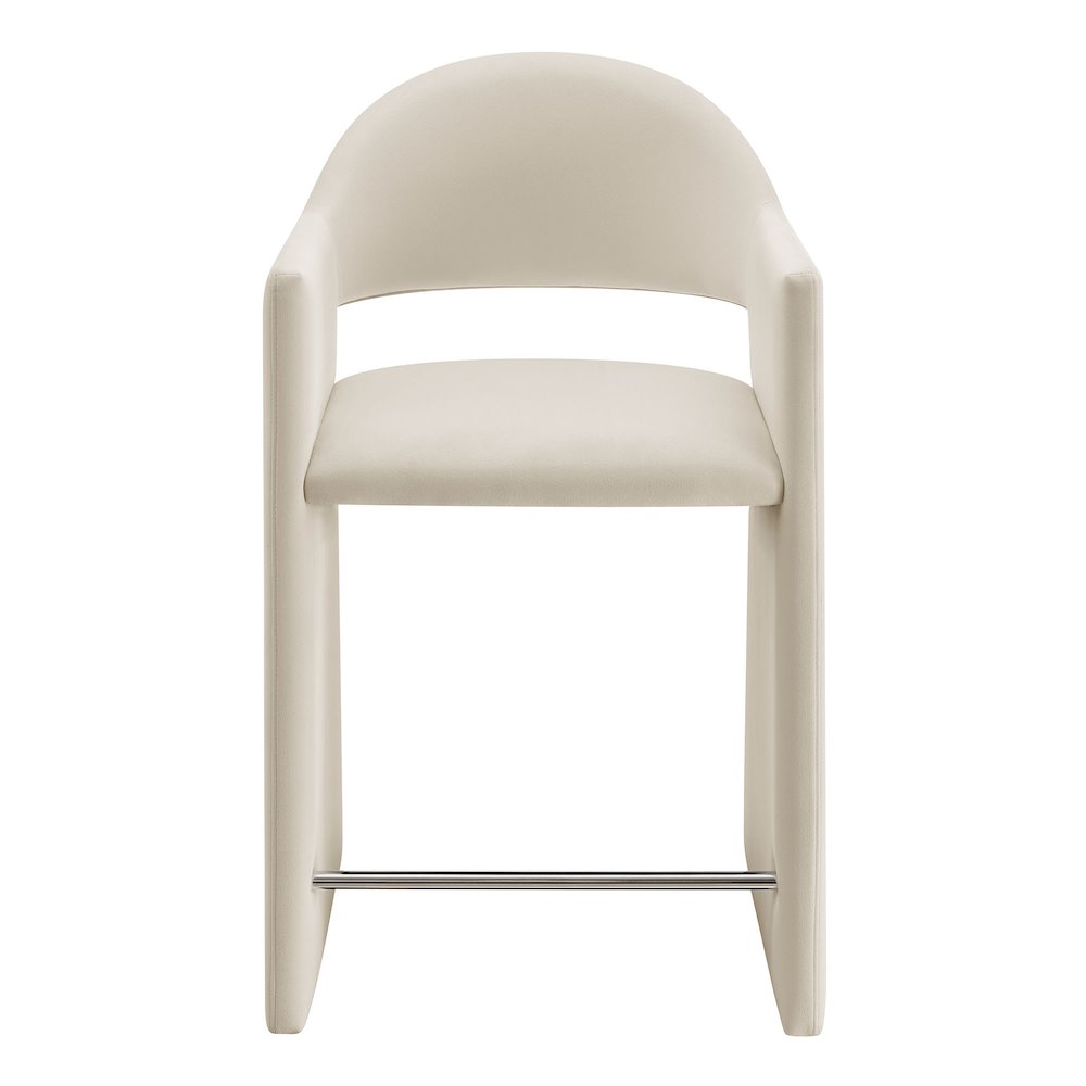 Talia 37 Inch Performance Velvet Counter Stool