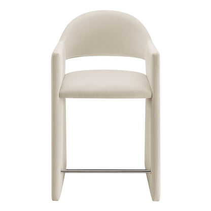 Talia 37 Inch Performance Velvet Counter Stool