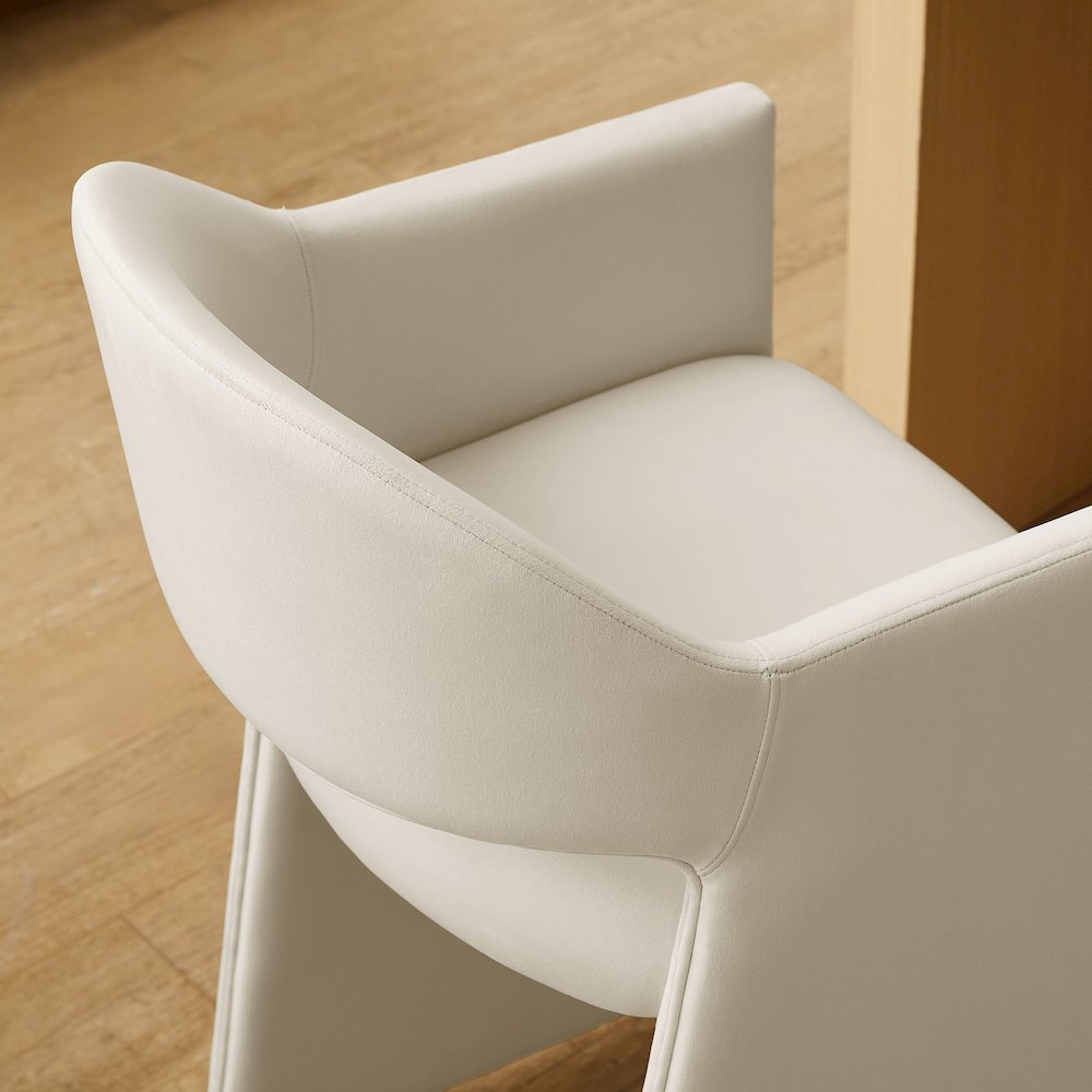 Talia 37 Inch Performance Velvet Counter Stool
