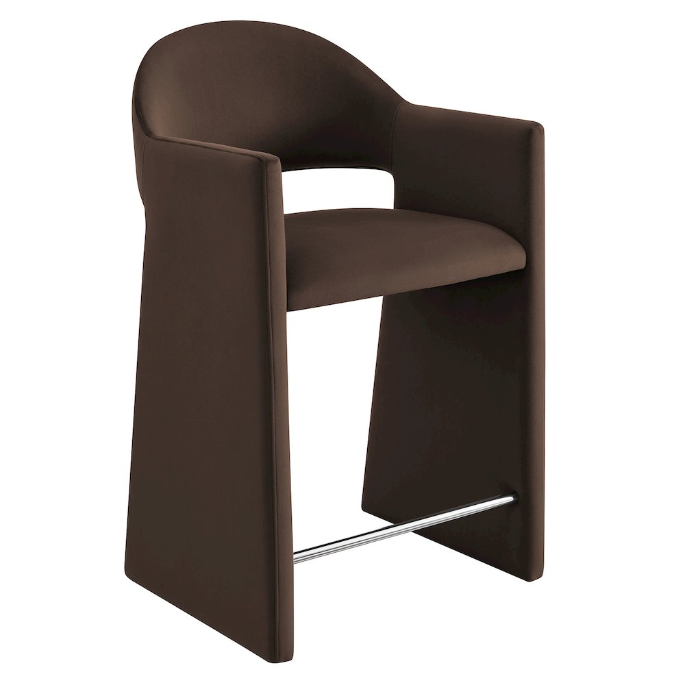 Talia 37 Inch Performance Velvet Counter Stool
