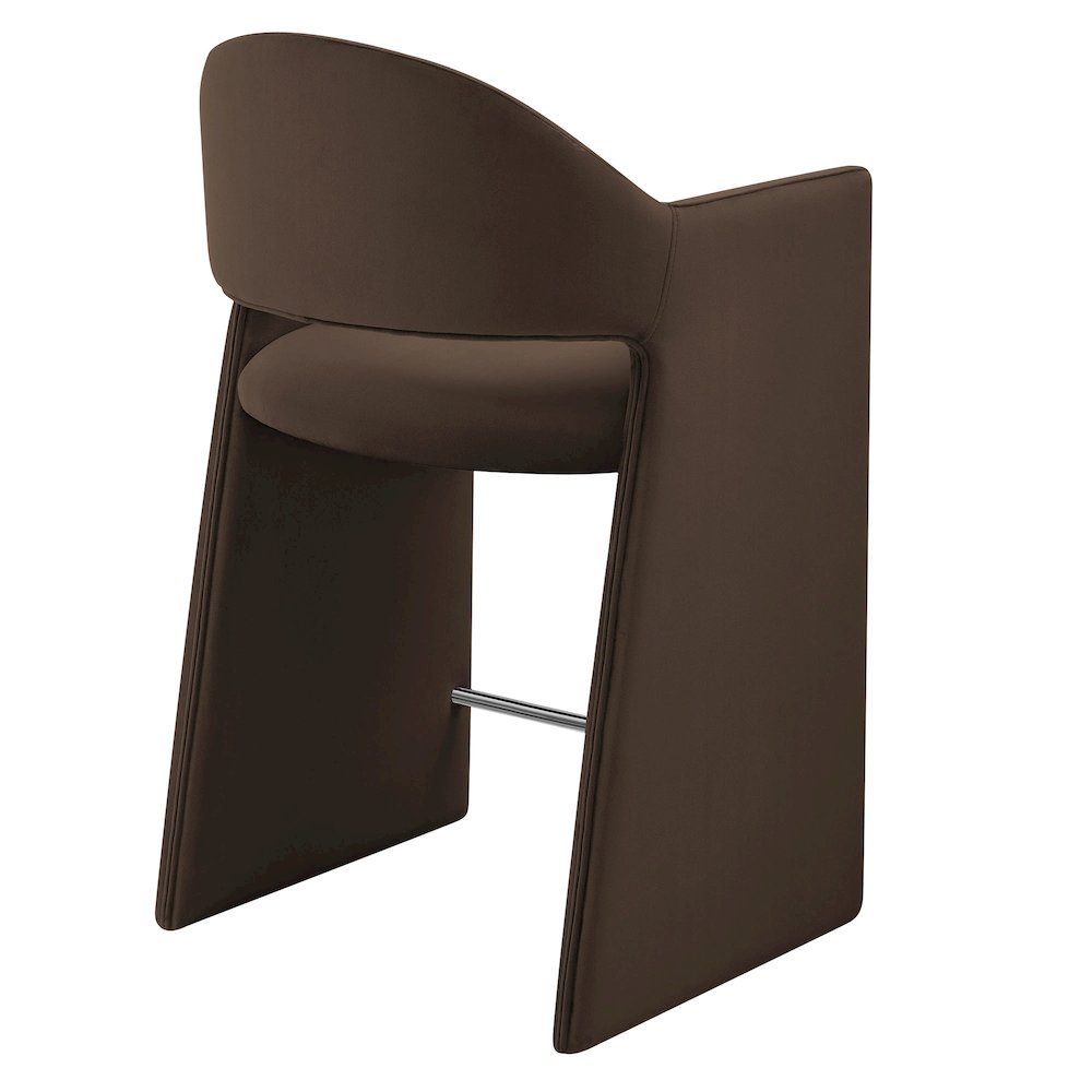 Talia 37 Inch Performance Velvet Counter Stool