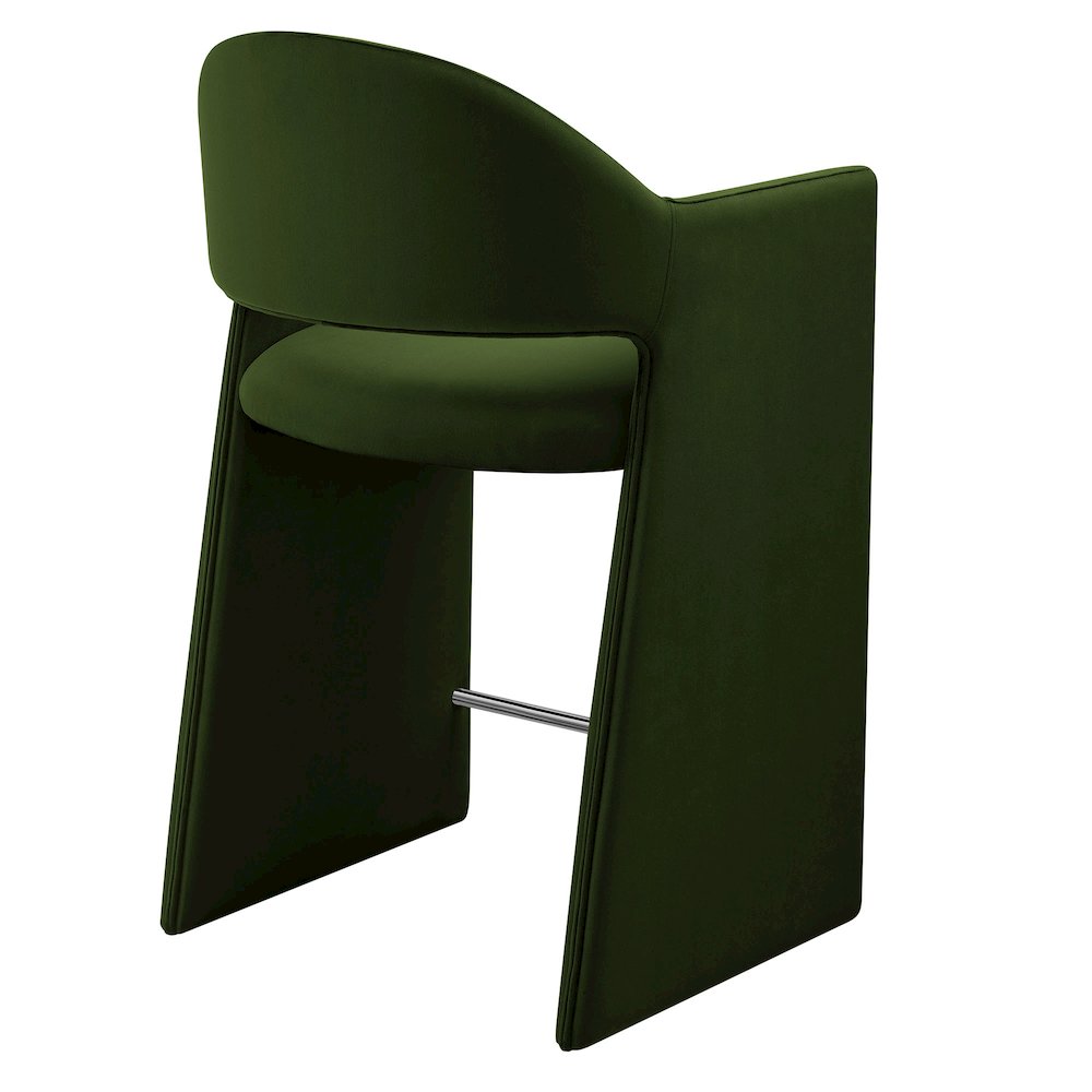 Talia 37 Inch Performance Velvet Counter Stool