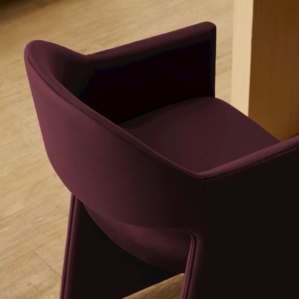 Talia 37 Inch Performance Velvet Counter Stool