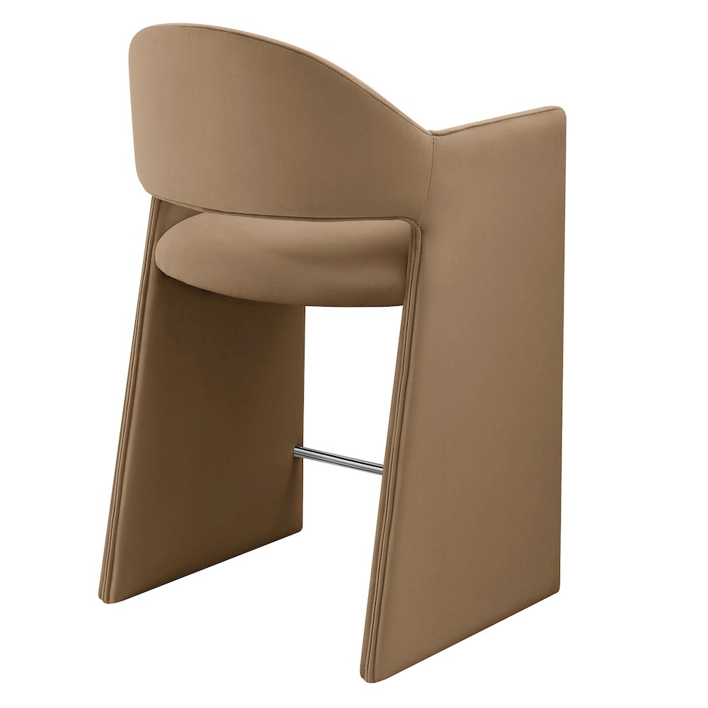 Talia 37 Inch Performance Velvet Counter Stool