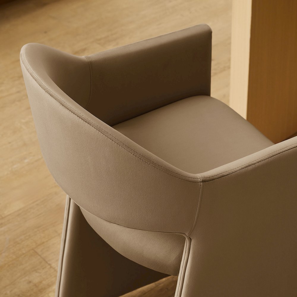 Talia 37 Inch Performance Velvet Counter Stool