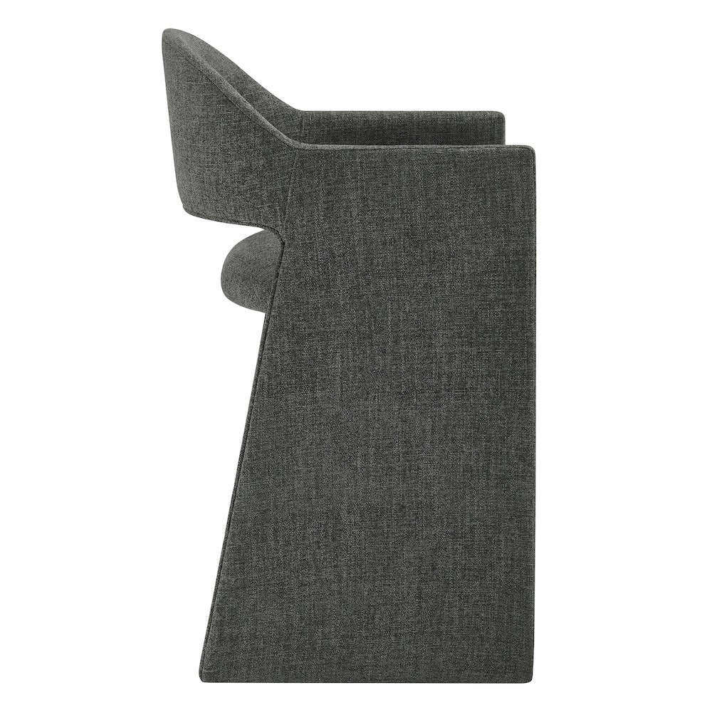 Talia 37 Inch Upholstered Fabric Counter Stool
