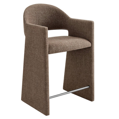 Talia 37 Inch Upholstered Fabric Counter Stool