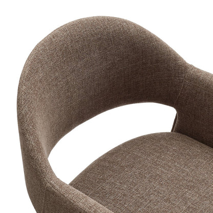 Talia 37 Inch Upholstered Fabric Counter Stool