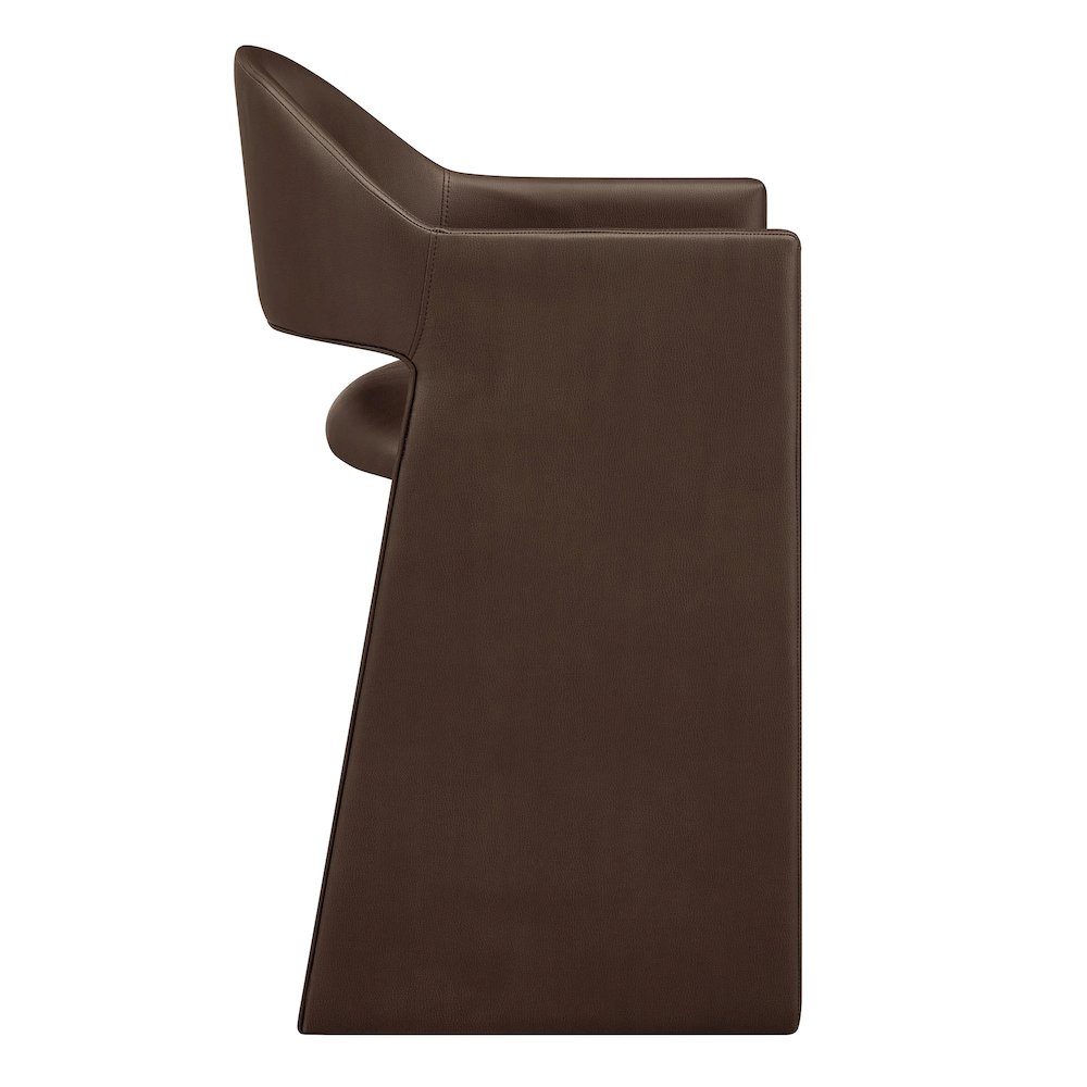 Talia 37 Inch Vegan Leather Counter Stool