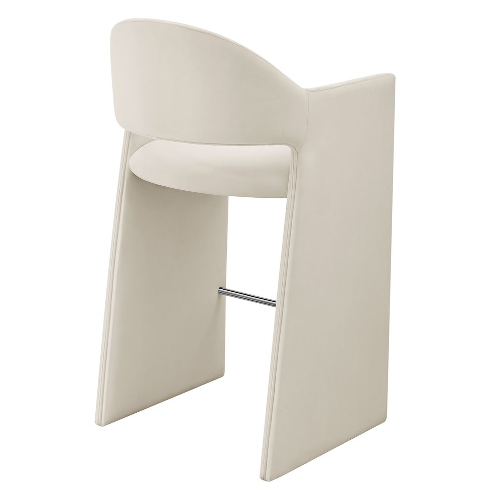 Talia 41 Inch Performance Velvet Bar Stool