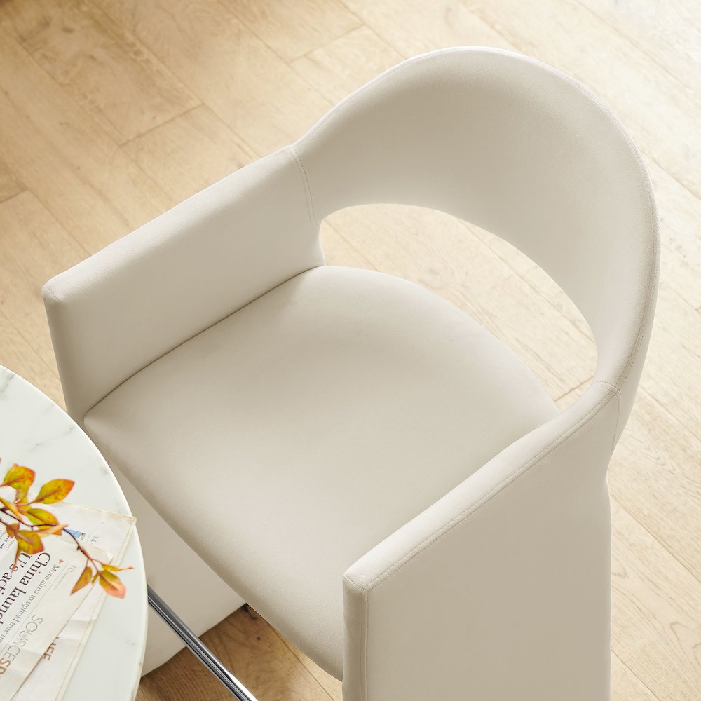 Talia 41 Inch Performance Velvet Bar Stool
