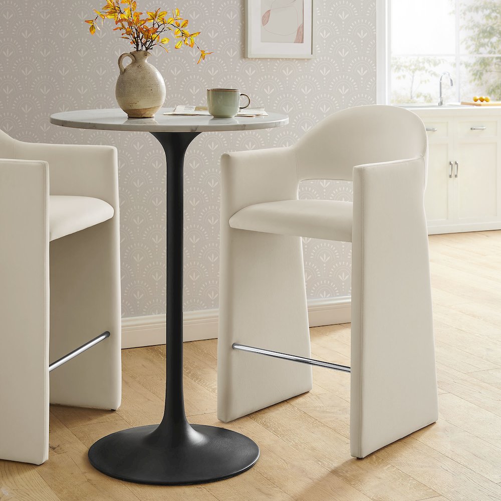 Talia 41 Inch Performance Velvet Bar Stool